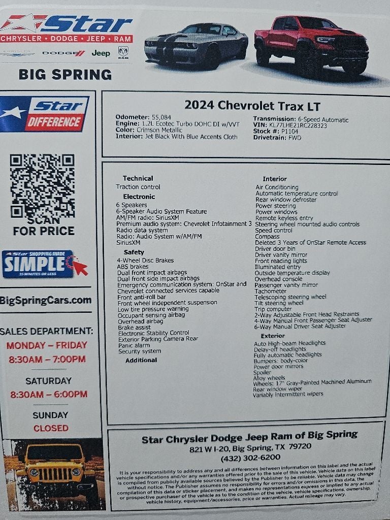 2024 Chevrolet Trax LT
