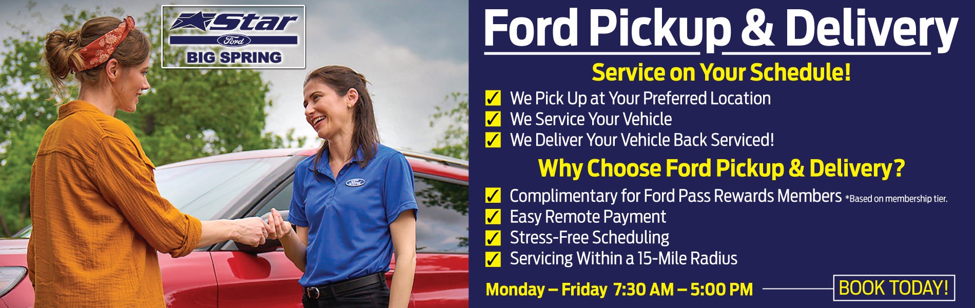 Ford Pickup & Delivery Big Spring