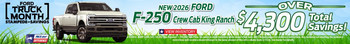 MAR26 F250 KING RANCH