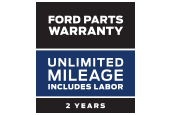 Ford Parts Warranty: Two Years.